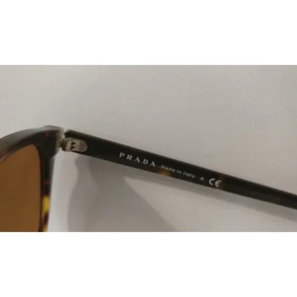 Authentic Prada SPR 01B 57*19*145* 3n Designer Tortoise Sunglasses Frames - Picture 3 of 6